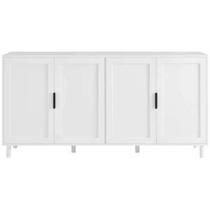 Sky Wooden Buffet Unit Sideboard Storage Cabinet 4-Doors White