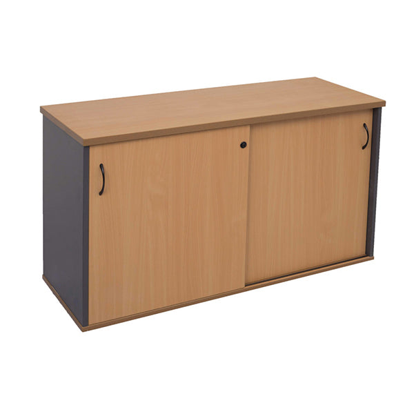 Sliding Door Sideboard 1200Mm W X 450Mm D X 730Mm H Beech