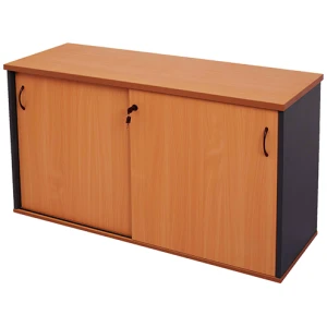 Sliding Door Sideboard 1200Mm W X 450Mm D X 730Mm H Cherry