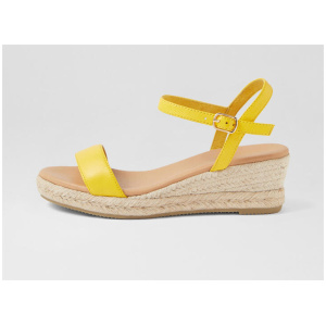 Sofi Yellow Leather Sandals