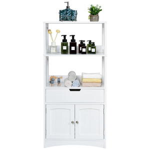 Storage Cabinet Display Shelf With Durable Material For Bathroom