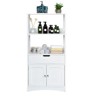 Storage Cabinet Display Shelf With Durable Material For Bathroom