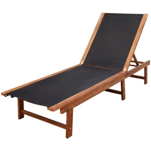 Sun Lounger Acacia Wood