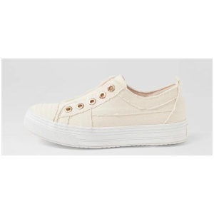 Superplay White Canvas Sneakers