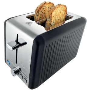 The Toasty Slice 2 Slice Toaster Size 29.0X16.3X19.0cm in Black by Baccarat