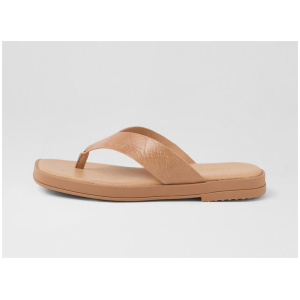 Tiamo Cappuccino Leather Thongs