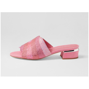 Tonda Pink Multi Suede Sandals