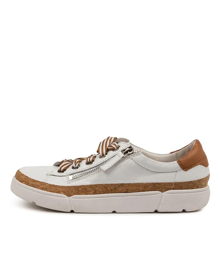Torayne White Scotch Multi Flat Shoes