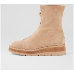 Travers Latte Nat Latte Suede Ankle Boots