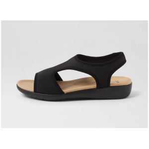 Ullahs W Black Neoprene Sandals