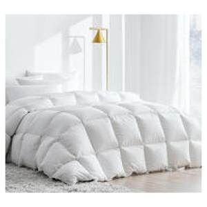 Vellin King 500Gsm Duck Down Feather Quilt White