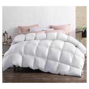 Velmar King 700Gsm Goose Down Feather Quilt White