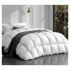 Velmar King 800Gsm Goose Down Feather Quilt White
