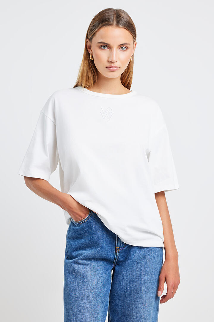 Viktoria & Woods Paxton Tee Ivory