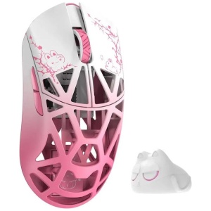 WLMOUSE Beast X Max 8K Magnesium Solid Sides Wireless Gaming Mouse - Pink