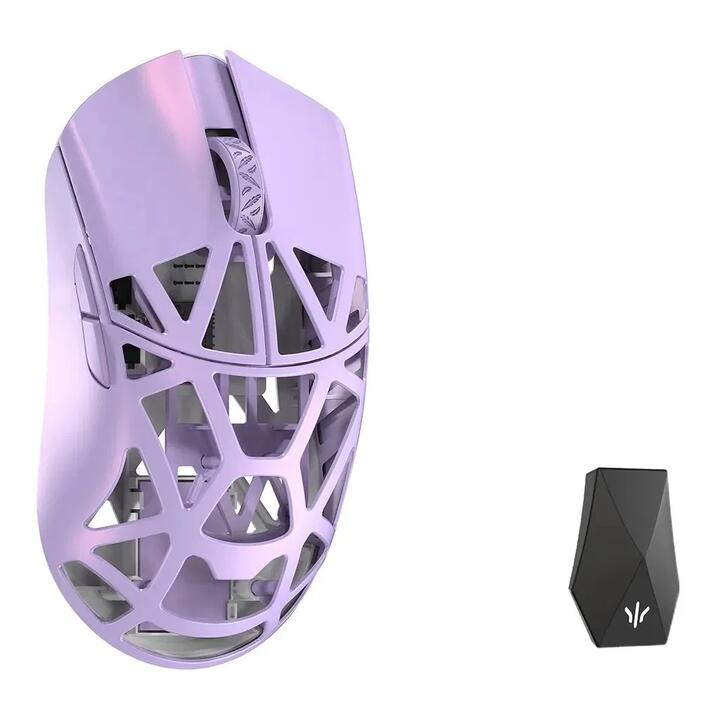 WLMOUSE Beast X Max 8K Magnesium Solid Sides Wireless Gaming Mouse - Soft Lilac