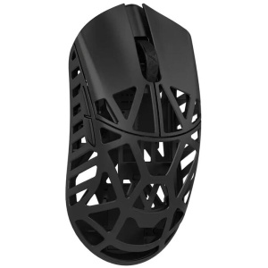 WLMOUSE Beast X Max Magnesium Omron Opticals Side Slits Wireless Gaming Mouse - Black