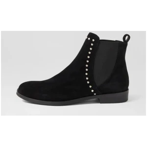 Wildest Black Suede Chelsea Boots