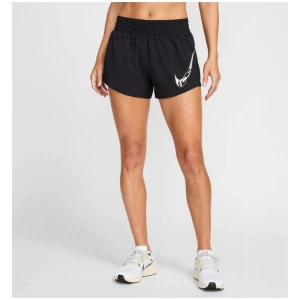 Women's One Mid-Rise Brief-Lined Graphic Shorts