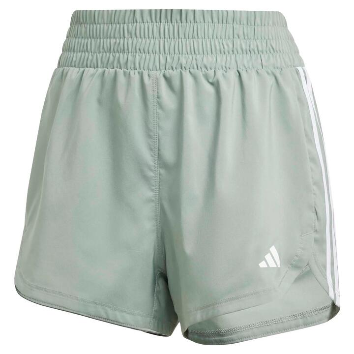 Women's Pacer Training 3-Stripes Woven High-Rise 3 Inch Shorts