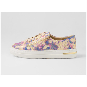 Wovi Pink Multi Leather Sneakers