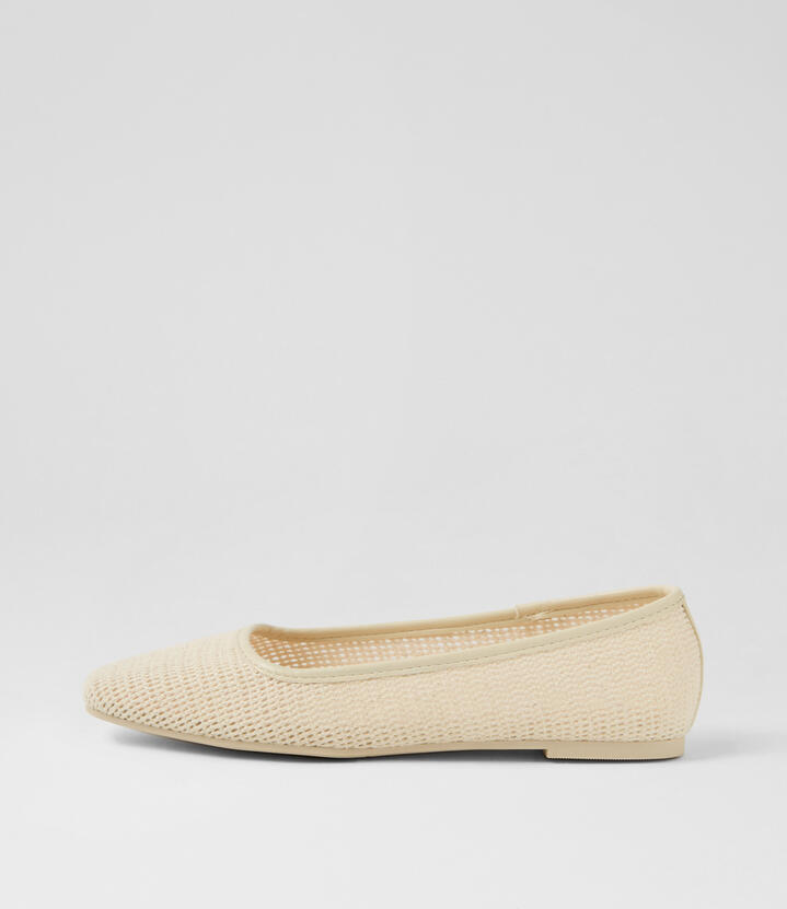 Zardozi Almond Weave Flat Shoes