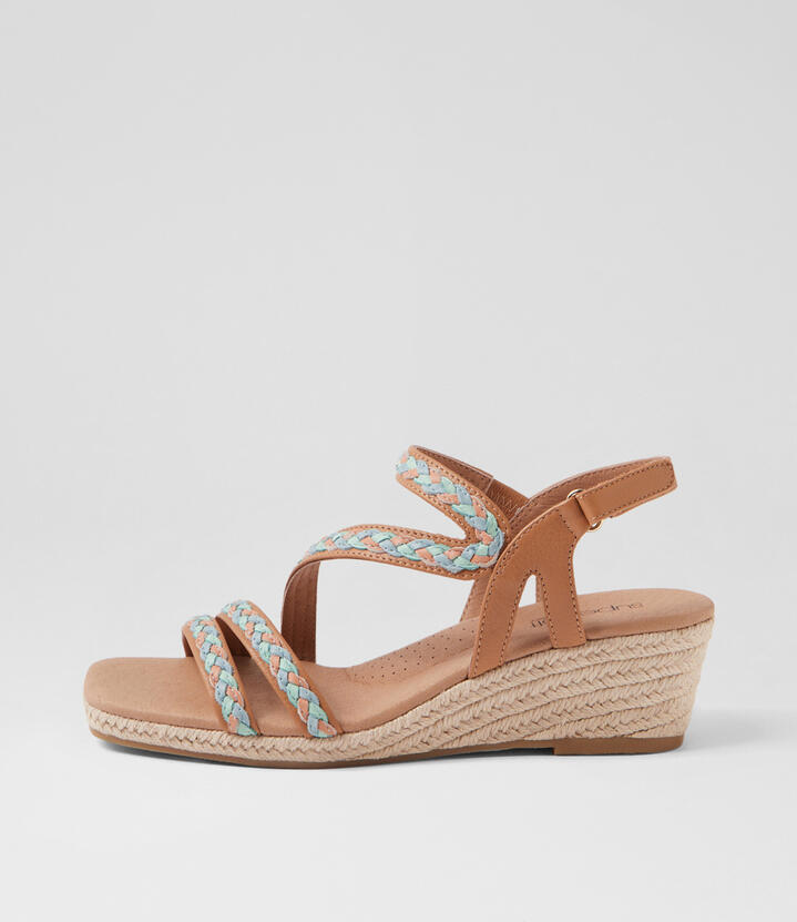 Zeiti Camel Leather Sandals