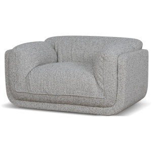 Zephyr Armchair - Noah Silver Lining by Interior Secrets - AfterPay Available