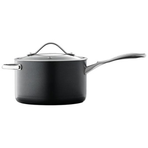 iD3 Hard Anodised Saucepan With Lid Size 20X12cm by Baccarat