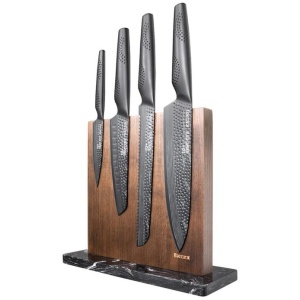 iD3 Samurai 5 Piece Ona Knife Block Set in Black by Baccarat