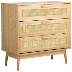 3 Chest of Drawers Clothes Storage Rattan