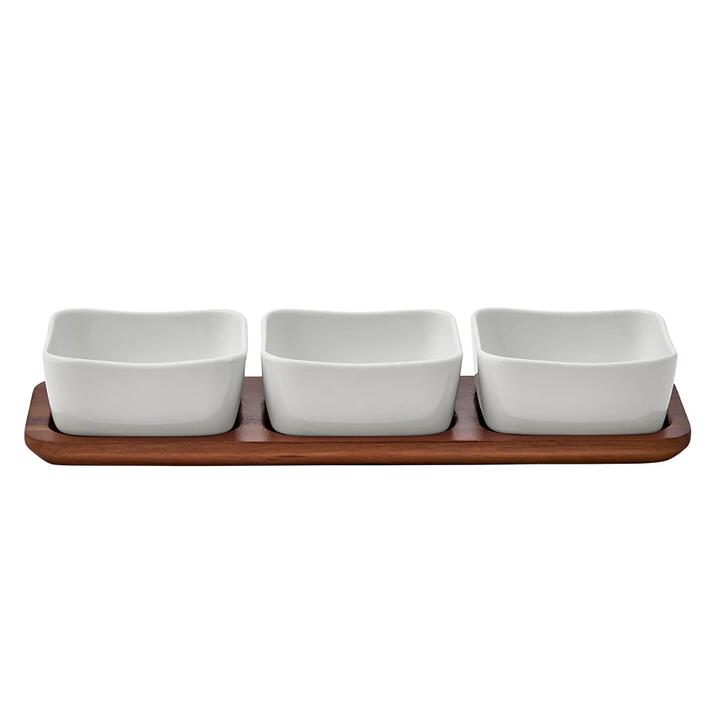 Alex Liddy Classic Serving Bowls With Tray