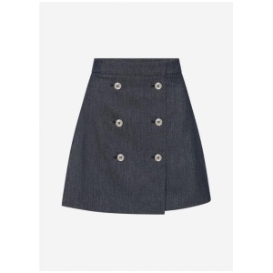 Ana Button Mini Skirt