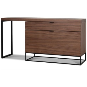 Anwen Extendable Home Office Desk - Walnut by Interior Secrets - AfterPay Available
