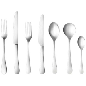 Aquis 56 Piece Stainless Steel Cutlery Set by Alex Liddy