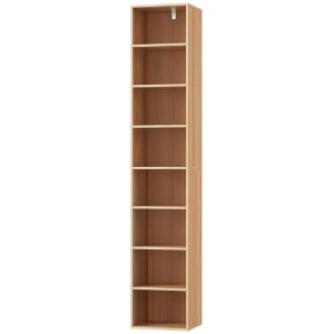 Artiss Bookshelf 8 Tiers MILO Pine