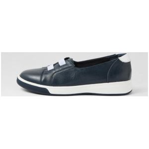 Asper Xf Navy White Leather Sneakers