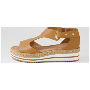 Ayers Dark Tan Leather Sandals