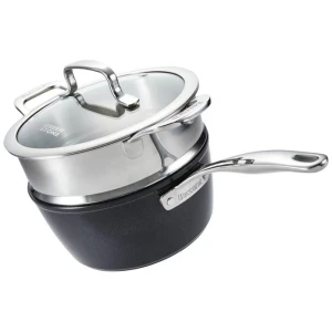 Baccarat GREEN STONE Saucepan and Steamer Set 20cm/2.3L