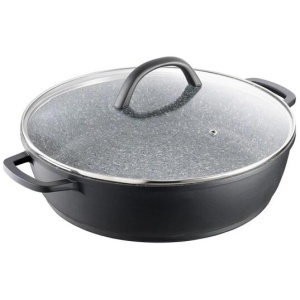 Baccarat STONEX2 Ceramic Non Stick Saute Pan with Lid 32cm