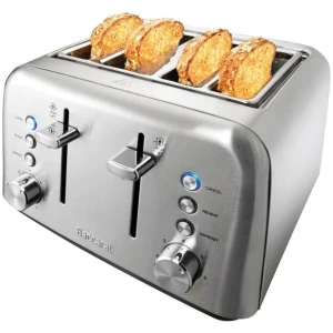 Baccarat The Toasty Slice 4 Slice Toaster Silver