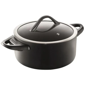 Baccarat iD3 CS Hard Anodised Casserole 24 x 11cm with Lid & Bakelite handle
