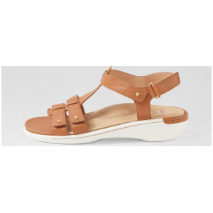 Baila W Dark Tan Leather Sandals