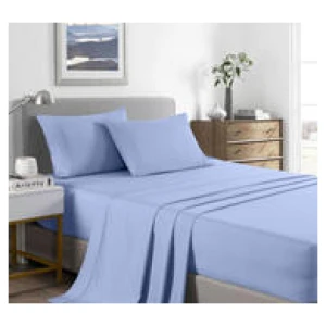 Bamboo Queen 2000Tc Sheet Set Blue
