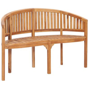 Banana Bench 151 Cm Solid Teak Wood