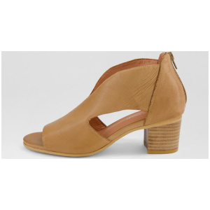 Bari Dark Tan Leather Sandals