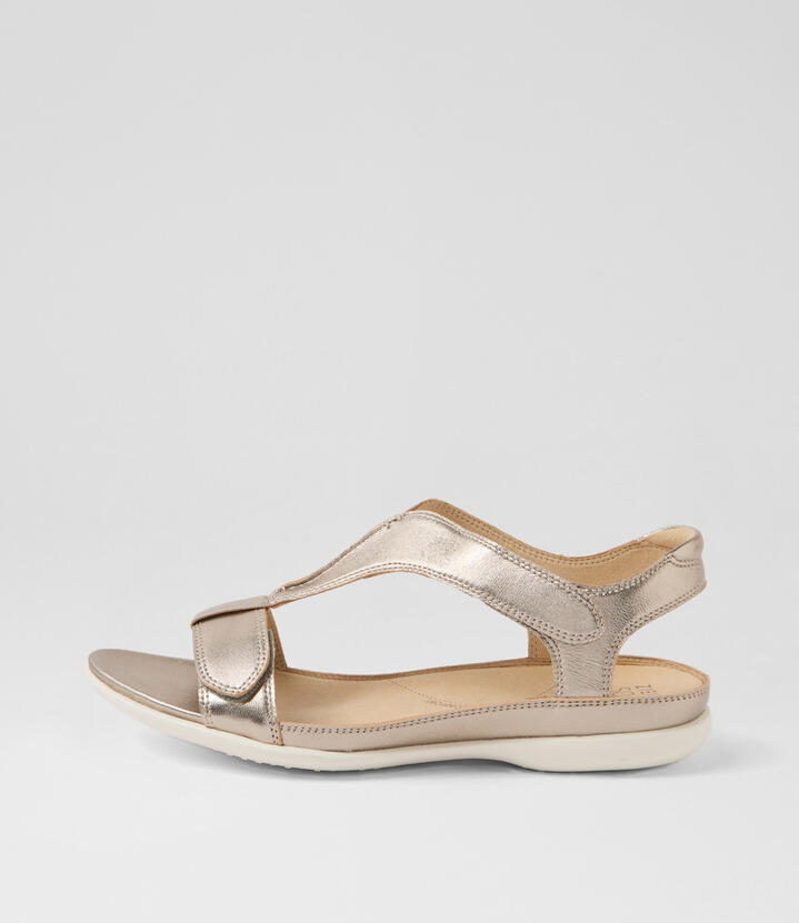 Barkly W Argento Leather Sandals