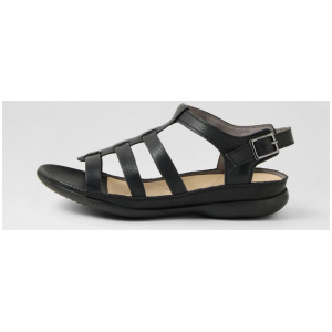 Batha W Black Leather Sandals