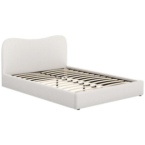 Bed Frame Queen Size Boucle DARA