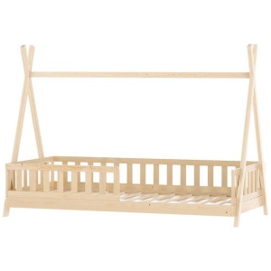 Bed Frame Wooden Kids House Frames Oak PUAH